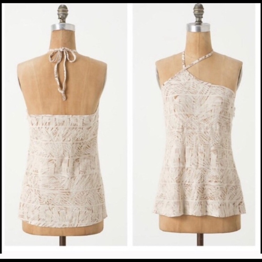 Anthropologie Vanessa Virginia Halter Top, Small